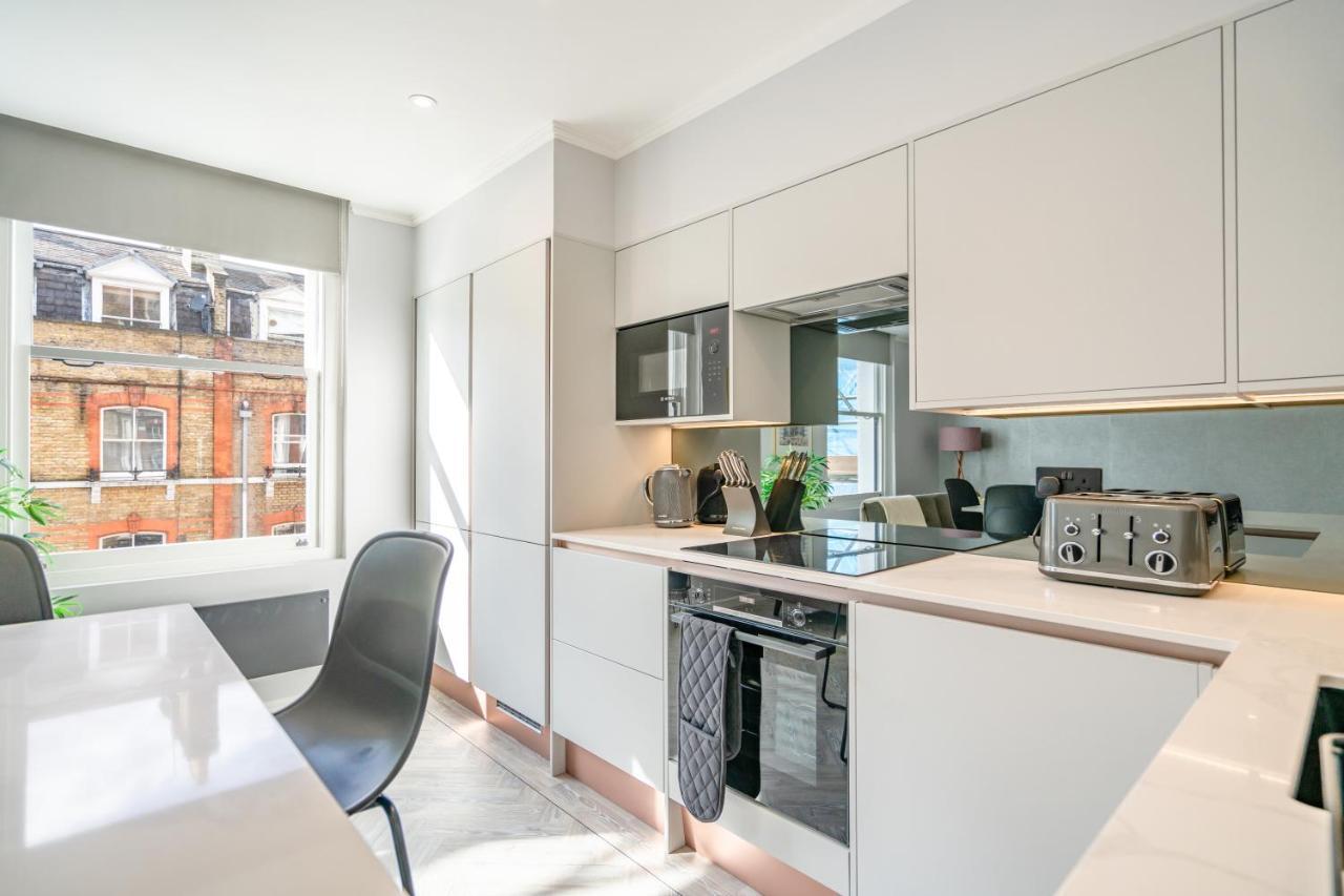 Modern & Chic One Bedroom Apartments In Fitzrovia By Sojo Stay London Bagian luar foto